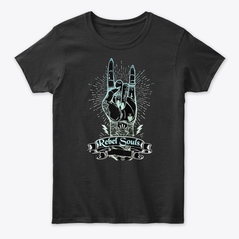 REBEL SOULS Horns & Confetti Blk Design