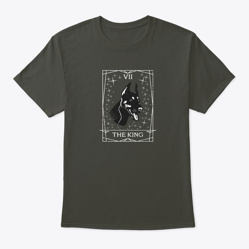 Tarot The King Doberman