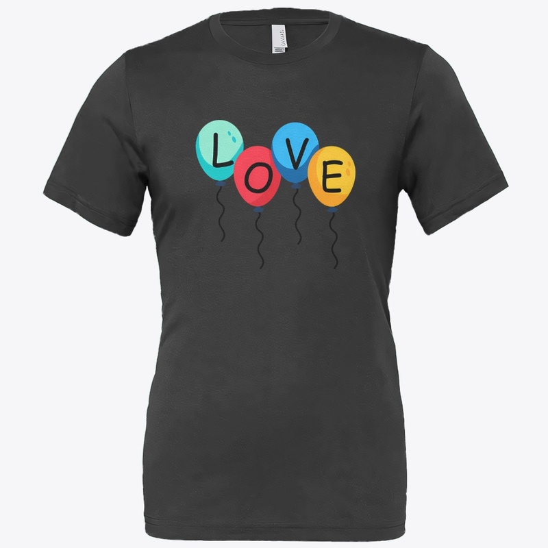 "LOVE" Balloons – A Burst of Color 