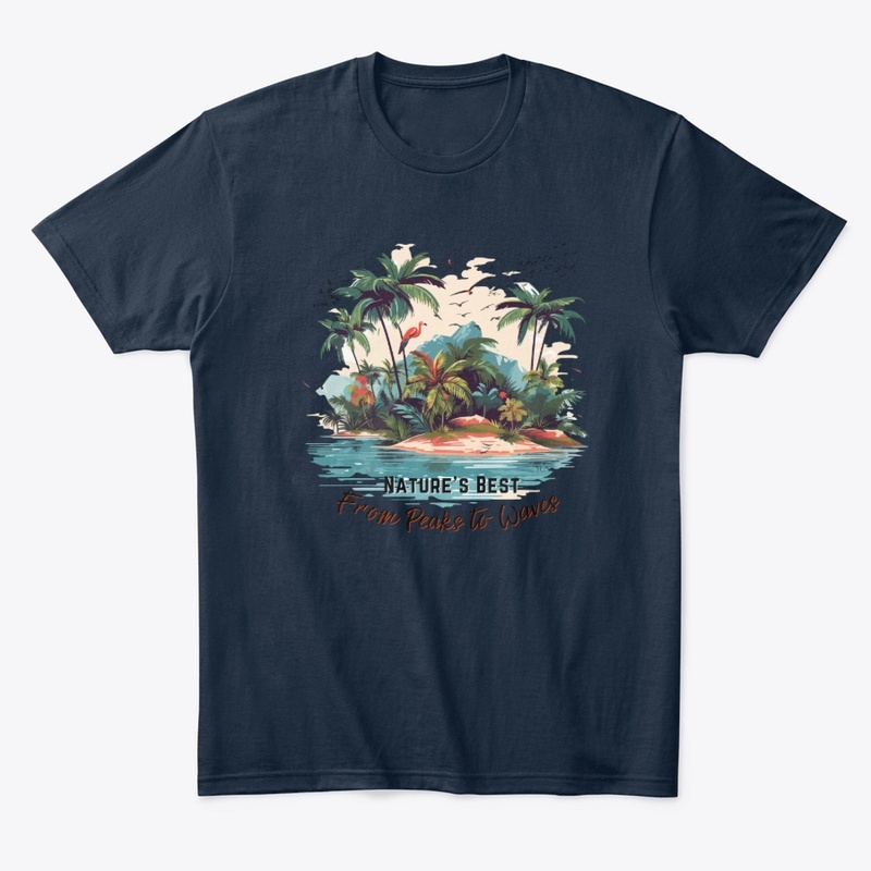 Summer Time Vibes Graphic T-shirt Black