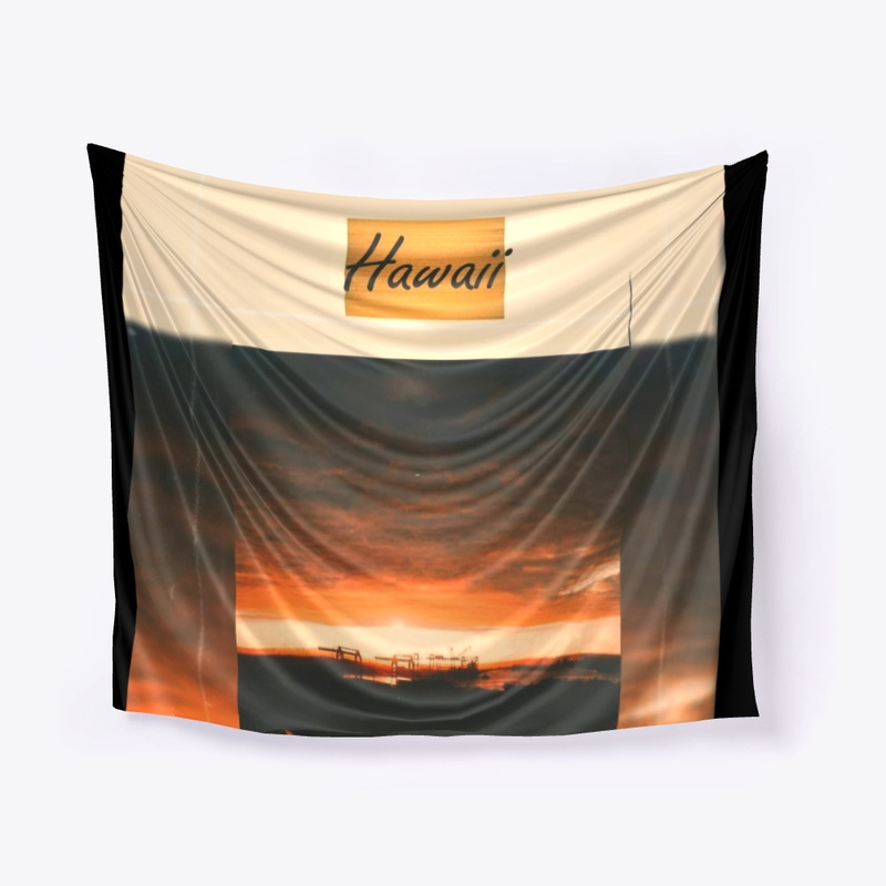 Hawaii Orange Sunset