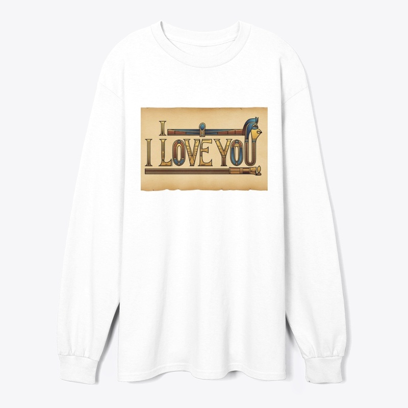  t shirt i love you