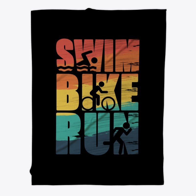 Triathlon Sports swim bike run T-Shirt