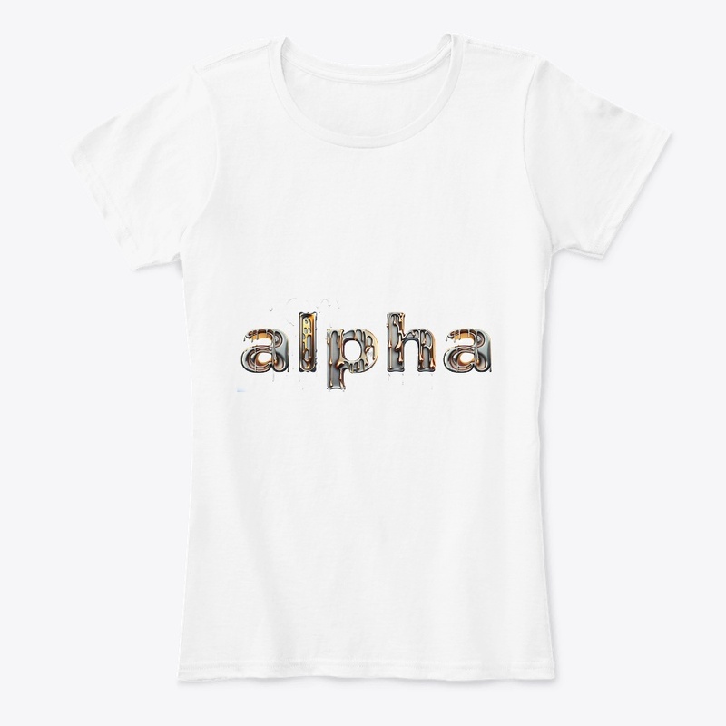 alpha - shiny iron driping design