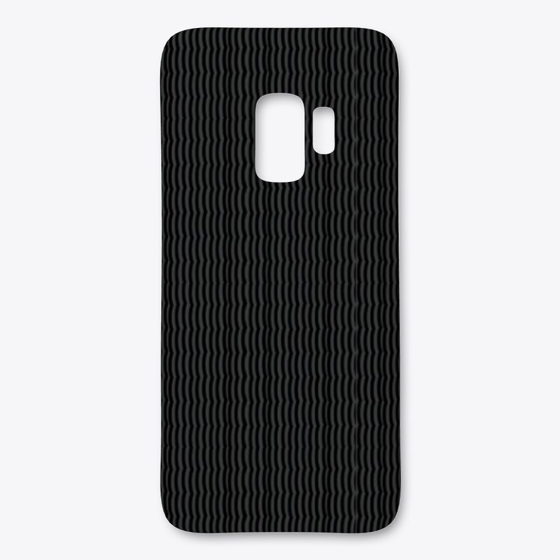 Parallel Vertical Wavy Lines Bk&Grey