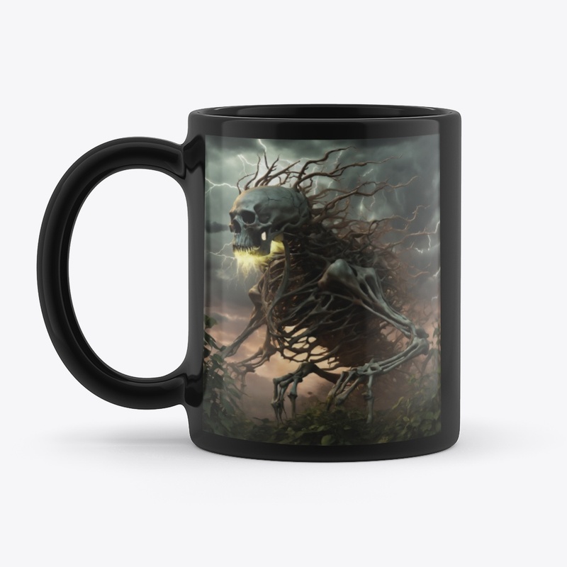 Haunting Skeletal Creature Storm