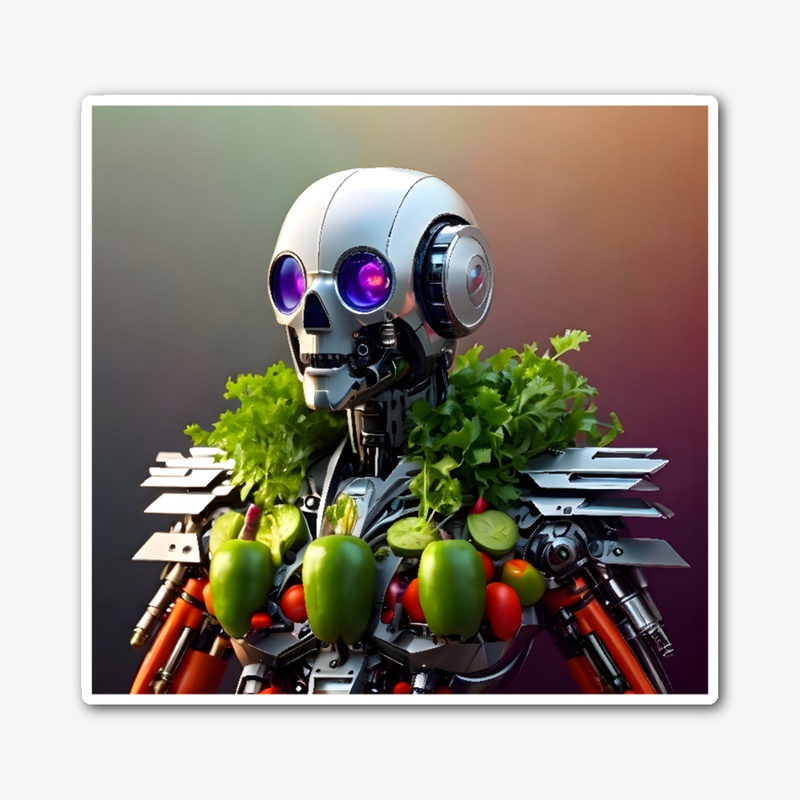 A robot vegetable