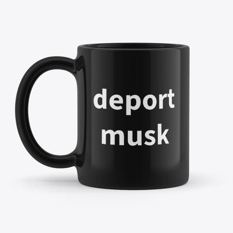 Deport Musk Black T-Shirt Front