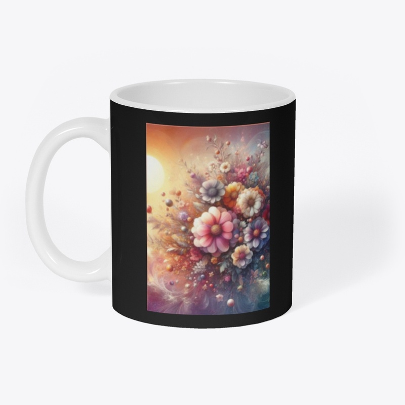 Sunlit Blossoms  Vibrant Floral Harmony"