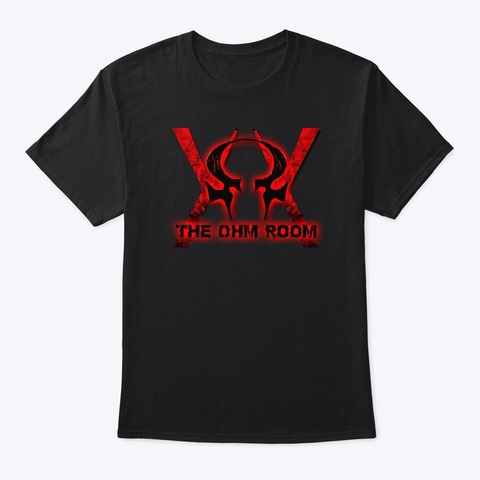 The Ohm Room Black T-Shirt Front