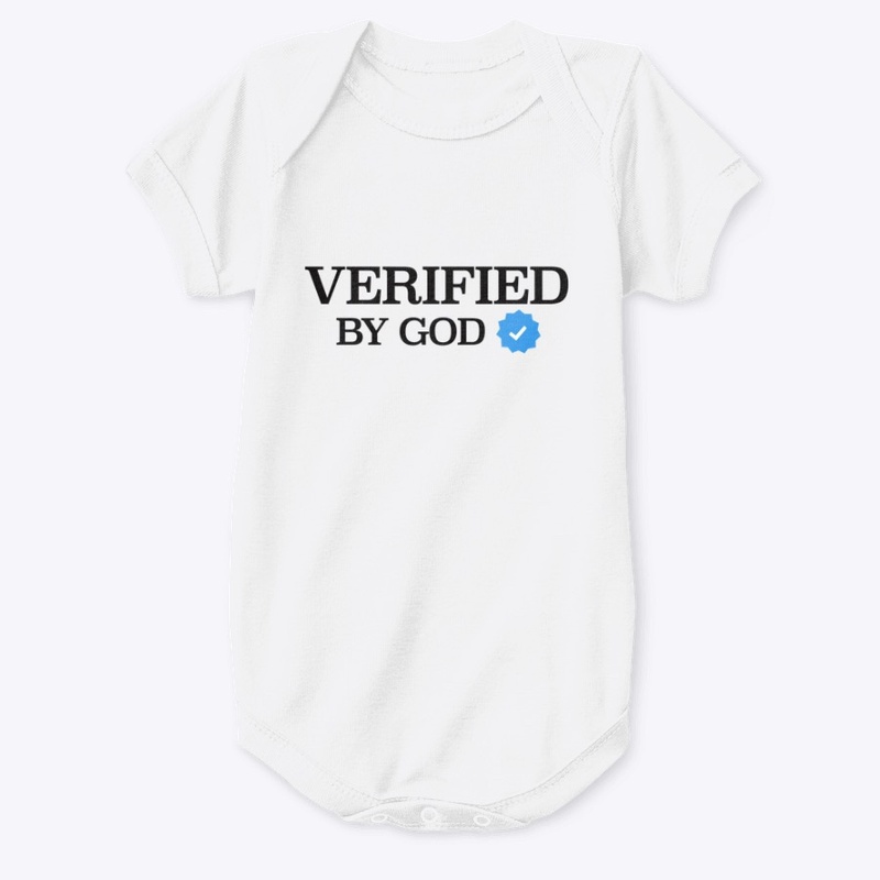 VERIFIED. BY GOD (Black Logo)