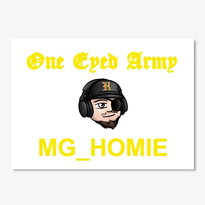 One Eyed Army Sticker